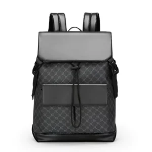 Fashion Backpacks Luxury Men’s Leather Laptop Bag Waterproof Designer School Backpack Male Travel Bagpack Mochila