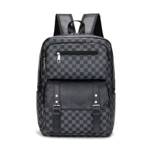 Fashion Backpacks Men’s Leather Laptop Bag Waterproof Designer School Backpack Male Travel Bagpack