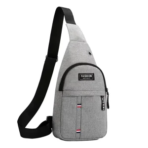 Fashion Bag for Men Chest Bag Casual Sports Shoulder Crossbody Bag Canvas Backpack
