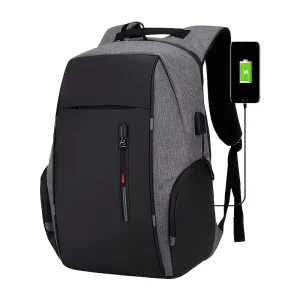 Fashion Business Backpack with USB Charging Men’s Anti-Theft Bag Laptop Backpack Sport Backpack
