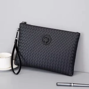 Fashion Business Waterproof Bags Large Capacity Trendy Wallet Designer Handbags Zipper Luxury PU Leather Bags for Men