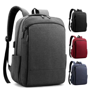 Fashion Business Waterproof Laptop Bags School Travel Women Men with USB Smart Backpack