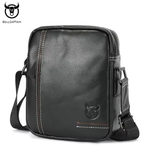 Fashion Casual Men’s Handbag Shoulder Bag High Quality Genuine Leather Man Messenger Bag Stylish Elegant Men’s Bag