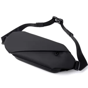 Fashion Casual Waterproof Men’s Custom Print Fanny Pack Belt Pouch Sling Crossbody Chest Waist Bags for Men