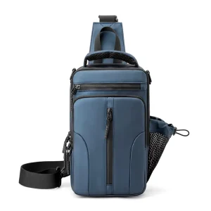 Fashion Chest Bag Men’s Tide Brand Sports Bag Lightweight Portable Sling Bag for Leisure