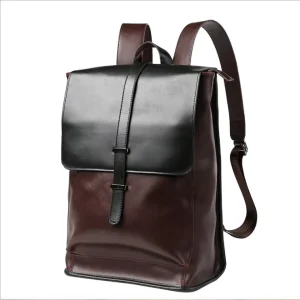 Fashion Crazy Horse Mens Leisure Pu Leather Backpack