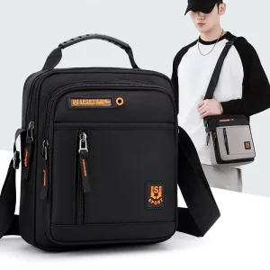 Fashion Crossbody Chest Single Shoulder Bag Men Convertible 2 Way Sling Pack for Urban Travel Work Casual Dating Lightweight