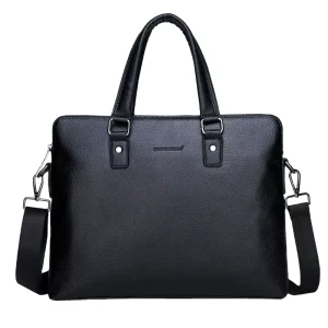 Fashion Forward Men’s Genuine Leather Handbag First Layer Cowhide Business Briefcase Single Shoulder High Quality