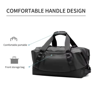 Fashion Good Quality 40L Large Capacity Sling Bag for Sports Travel Multi Compartment Dry Wet Separation Men’s Gym Duffel Bag