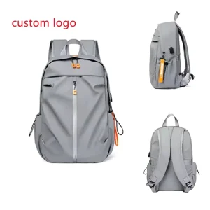 Fashion Laptop Backpack with USB Business Computer Shoulder Bag Leisure Men Mochilas College Student School Bag