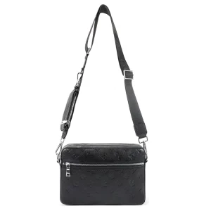 Fashion Men Shoulder Bag Travel Men Crossbody Bag with Coin Purse Wide Strap Sling Messenger Bag for Man