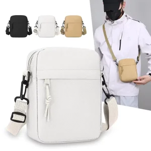 Fashion Men’s Casual Lightweight Mini Cross-Body Shoulder Bag Waterproof Chest Sling Crossbody Bag