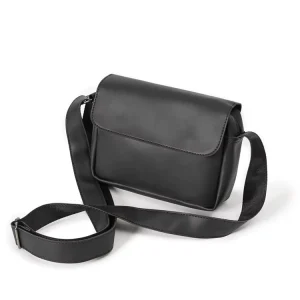 Fashion Men’s Shoulder Bag Simple Messenger Bag Retro Messenger Sling Small Square Bag