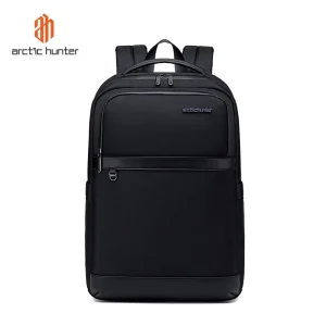 Fashion Men’s Waterproof Polyester Laptop Backpack Usb Charging Port Multi Functional Travel Business Use Air