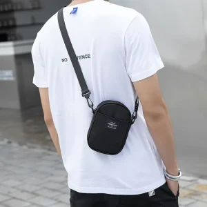 Fashion Mini Single Shoulder Bag Men’s Waterproof Crossbody