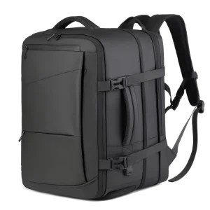 Fashion Minimalist Men’s Backpack Big Capacity Business Bag USB Charging Port Office & Trip