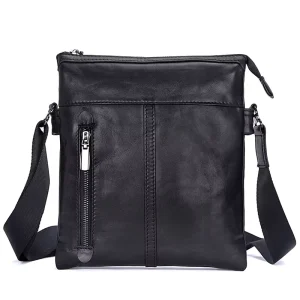 Fashion New Arrival Simple Men Crazy Horse Leather 23 Inches Capacity Casual Business Bag Real Leather Shoulder Bag