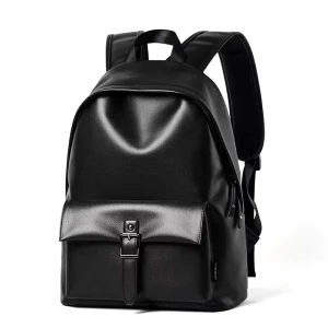 Fashion PVC Leather Laptop Backpack for Men Anti-theft Waterproof Men’s Backpacks Travel School Bags Outdoor