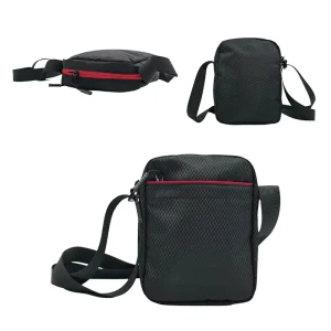 Fashion Polyester Daily Use Square Men Mini Pack Casual Sling Crossbody Messenger Bags for Men Women