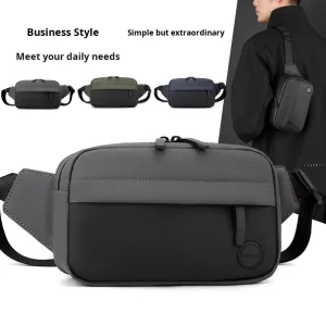 Fashion Professional Men Cosmetic Makeup Bag Oxford Modern Trendy Cases Travel Shoulder Bag