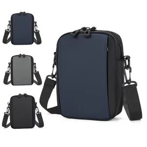 Fashion Summer Men’s Oxford Cloth Crossbody Messenger Bag High Quality Mobile Phone Bag Multifunctional