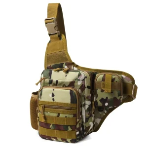 Fashion Tactical Crossbody Shoulder Waist Bag Nylon Waterproof Men’s Messenger Bags Outdoor Hiking Camping Daypack