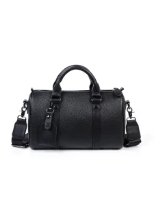Fashion Travel Daily Use Casual Men’s Classic Barrel Style Crossbody Shoulder Bag OEM ODM Custom Logo Dual Handle Sling Bag
