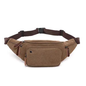 Fashion Waist Pack Crossbody Chest Bag Multi-pocket Travel Essentials Small Crossbody Bag Fanny Pack for Men