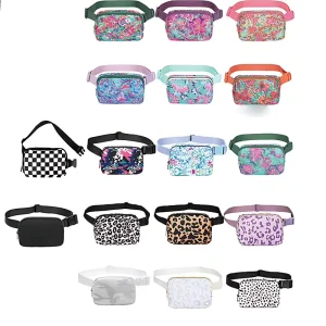Fashion Waterproof Chest Bag Outdoor Sports Running Mobile Waist Bag Multifunctional Men’s and Women’s Crossbody Bag