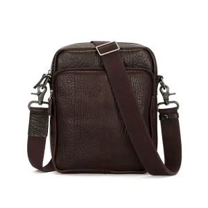 Fashion Waterproof Vintage Sling Bags Designer Custom Leather Men’s Satchel Shoulder Crossbody Messenger Bag for Men