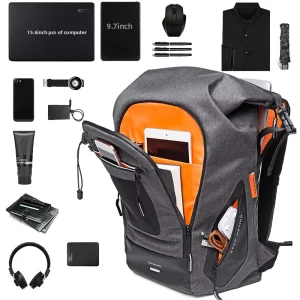 Fashionable Backpack Trendy Men’s Backpack Large Capacity Multifunctional Waterproof Backpack for Business Trips