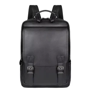 Fashionable Casual Business Genuine Leather Backpack Laptop Bag Cross-border Travel Men’s Backpack