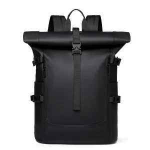 Fashionable High Capacity Nylon Men’s Business Backpack Waterproof Durable Laptop Bag for Travel Leisure & Outdoor Use