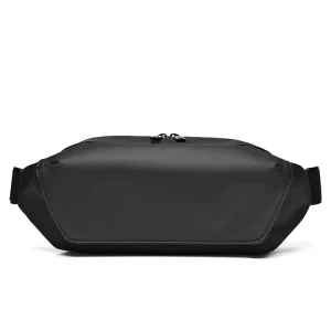 Fashionable High Grade Men’s Crossbody Waist Bag Multi Functional Lightweight Zipper Closure for Commuting Travel