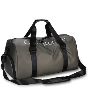 Fashionable Lightweight Denim Large Capacity Sports Fitness Duffel Bag for Men’s Women’s Short Distance Portable Travel
