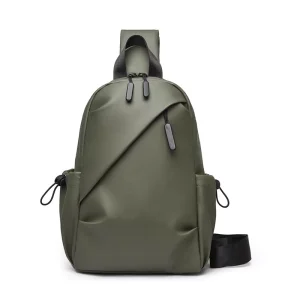 Fashionable Men’s Chest Bag Waterproof Sports Mini Chest Bag Crossbody Bag Suitable for Daily Travel