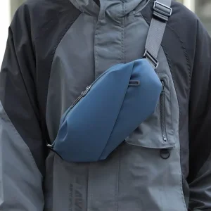 Fashionable Men’s Crossbody Shoulder & Sport Chest Bag Custom Logo Colorful Waterproof with Zipper Closure Anti-Theft