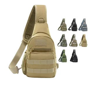 Fashionable Oxford Outdoor Chest Bag Men’s Hunting Camouflage Pocket Hiking Day Pack Crossbody Shoulder Bag