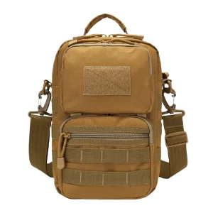 Fashionable Travel Camouflage Waterproof Mobile Phone Sling Messenger Chest Rig Bag Molle System Zipper Closure Unisex High