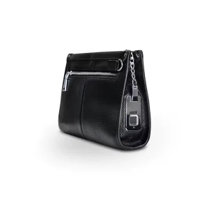 Fingerprint Lock Man’s Purse Strap Smart Anti theft Luxury Cow Leather Man Business Office Genuine Leather Bag Men Handbag