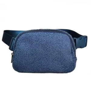 Fleece Adjustable Everywhere Fanny Pack Women Outdoor Fitness Waist Belt Bag Men’s Gym Cycling Running Crossbody Chest Bags