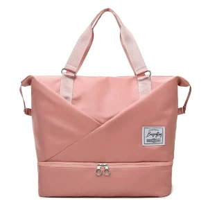 Folding Light Luggage Bag Men’s and Women’s Clothes Storage Bag Zipper Travel Hand Luggage Aircraft Bag