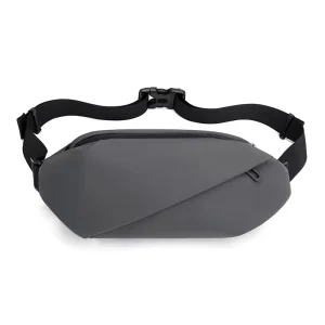 Functional Men’s Oxford Nylon Crossbody Sling Bag Travel Casual Waist Pack