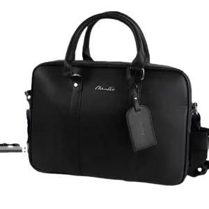 Functional Men’s PU Leather Briefcase Handbag with Shoulder Strap Popular Business Accessories Office Handbag