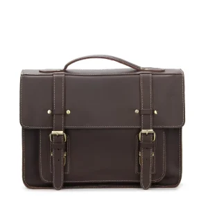 Genuine Leather Briefcase Work Bag Men Business Laptop Bag