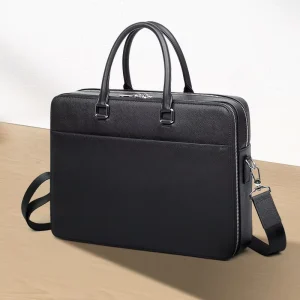 Genuine Leather Men’s Business Briefcase Computer Bag Large Capacity Handbag Expanded Model SE9908