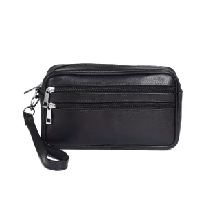 Genuine Leather Men’s Crossbody Bag Custom Logo Shoulder Bag Luxury Messenger Bag for Men