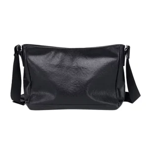 Genuine Leather Men’s Shoulder Crossbody Bag Urban Simplicity Waterproof Soft Cowhide Upscale Casual