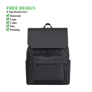 Geometric Rhombus Backpack Easy to Carry Business Laptop Casual Backpack