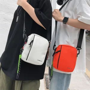 Good Quality Fashion Nylon Travel Outdoors Messenger Bag Waist Belt Crossbody Sling Cycle Hip Zipper Pouch Men’s Shoulder Bag